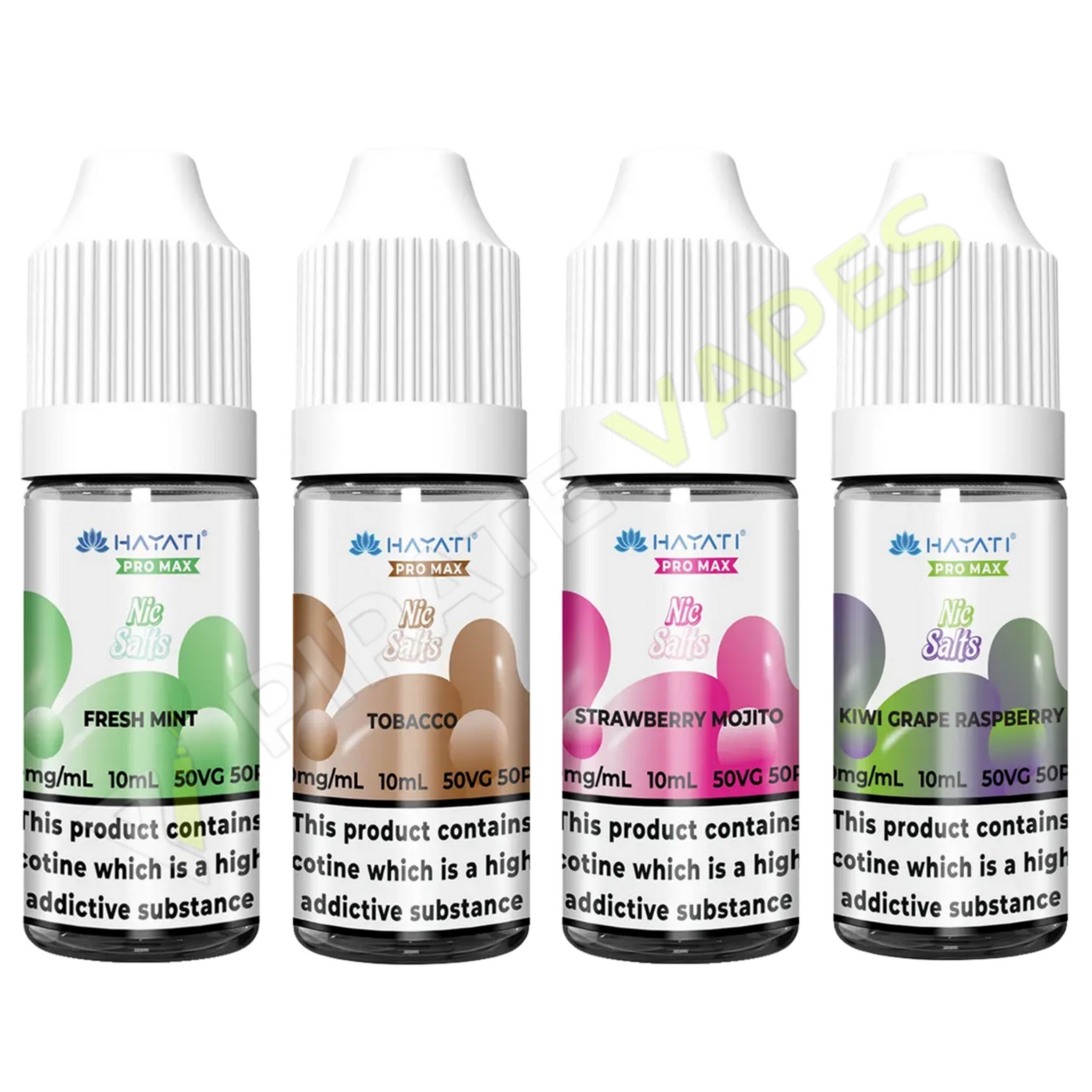 Box of 5 Hayati Pro Max Nic Salts 10ml E-Liquid