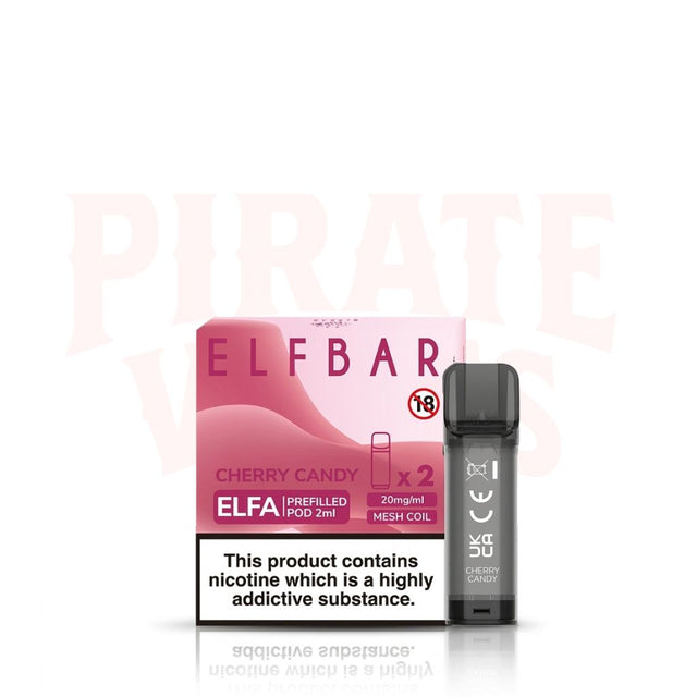 Cherry Candy Elf Bar Elfa Pre-filled Pods