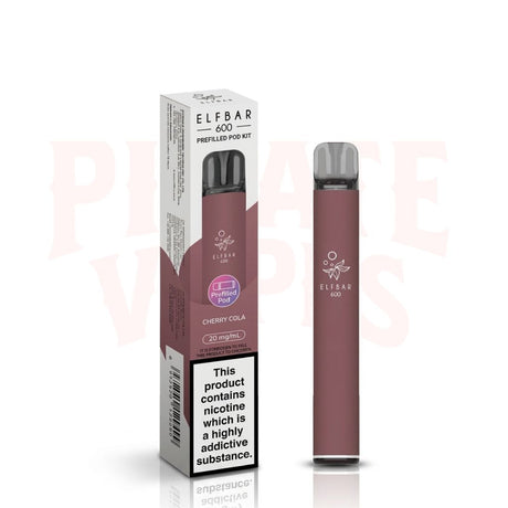 Cherry Cola Elf Bar 600 Puffs 20mg Reusable Vape Kit