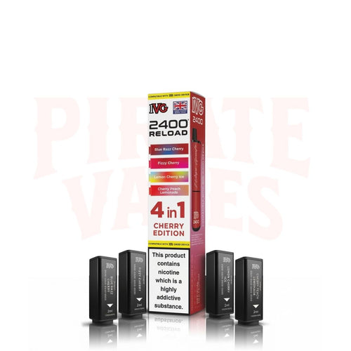 Cherry Edition IVG 2400 Reload 4-in-1 Prefilled Pods