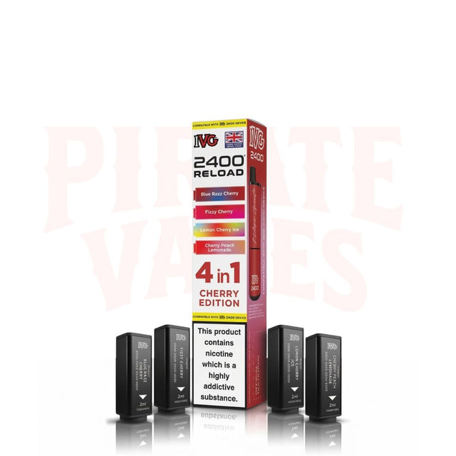 Cherry Edition IVG 2400 Reload 4-in-1 Prefilled Pods