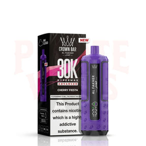 Cherry Fiesta Al Fakher Crown Bar 30K Hypermax Vape Kit