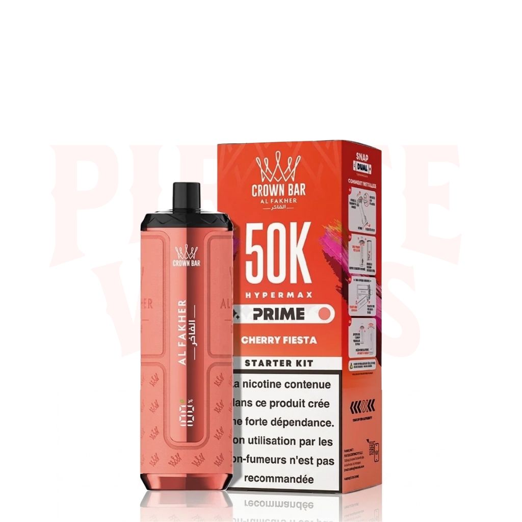 Cherry Fiesta Al Fakher Hypermax Prime 50K Prefilled Pod Kit