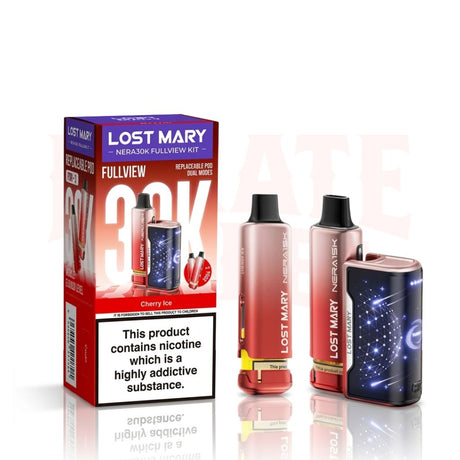 Cherry Ice Lost Mary Nera 30K Puffs Fullview Pod Kit