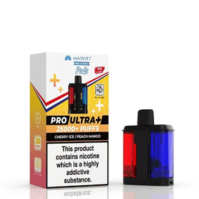 Cherry Ice / Peach Mango Hayati Pro Ultra Plus 25000 Refill Pods