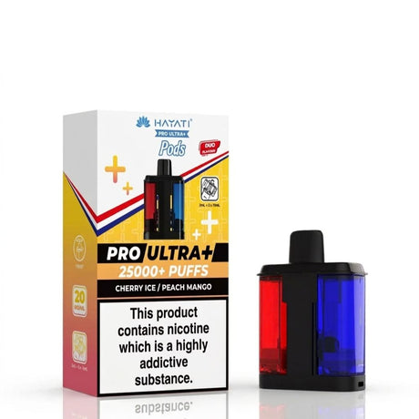 Cherry Ice / Peach Mango Hayati Pro Ultra Plus 25000 Refill Pods