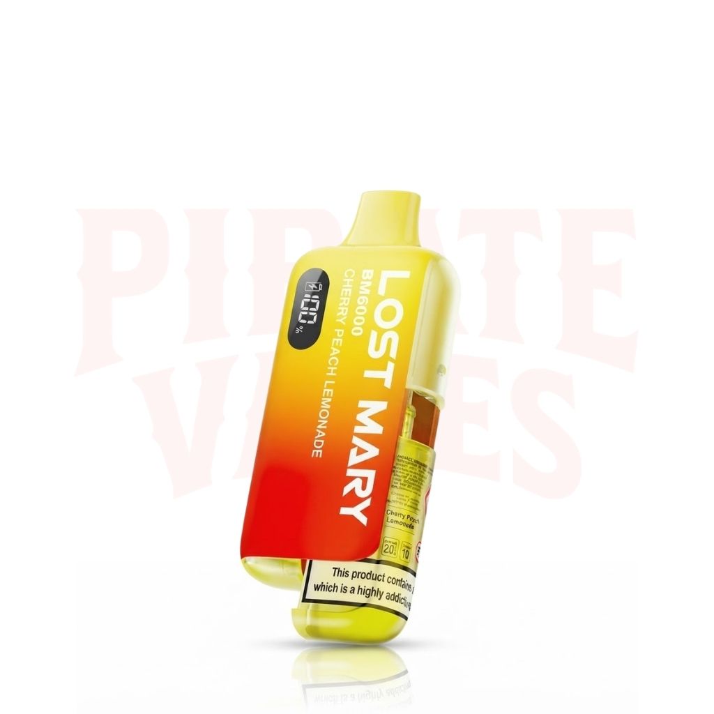 Cherry Peach Lemonade Lost Mary BM6000 Prefilled Pod Kit