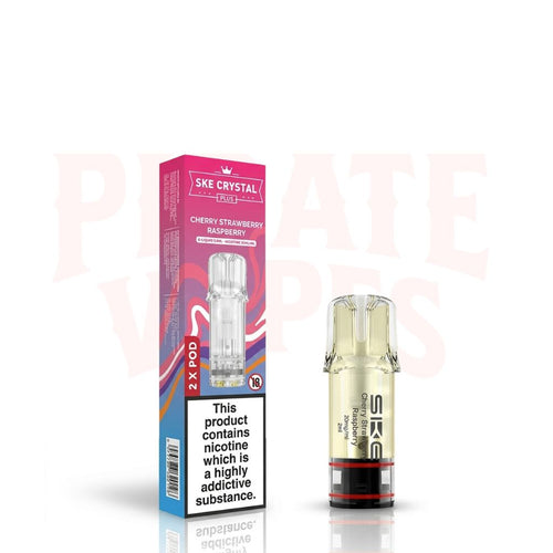 Cherry Strawberry Raspberry SKE Crystal Plus Pods 