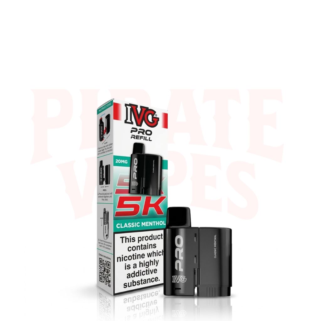 Classic Menthol IVG PRO 5K Prefilled Pods