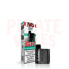 Classic Menthol IVG PRO 5K Prefilled Pods