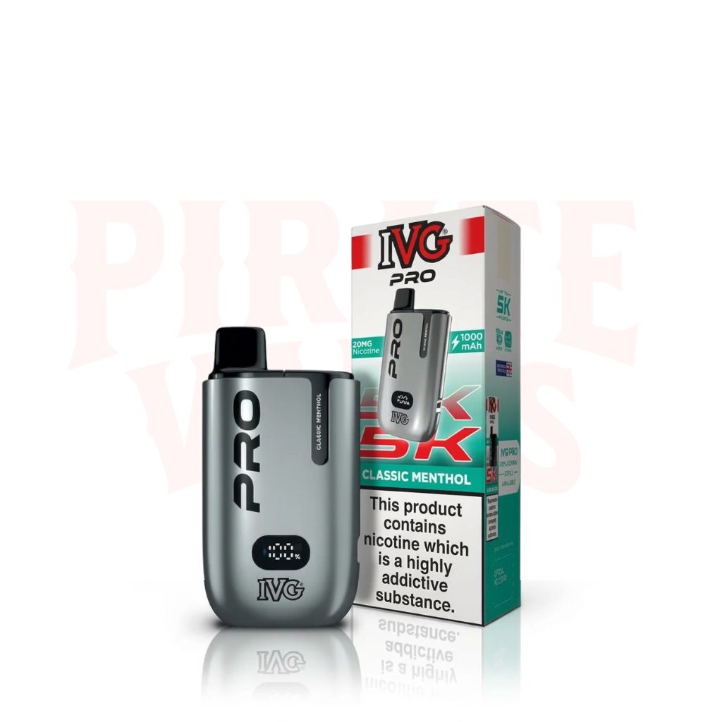 Classic Menthol IVG PRO 5K Vape Kit 