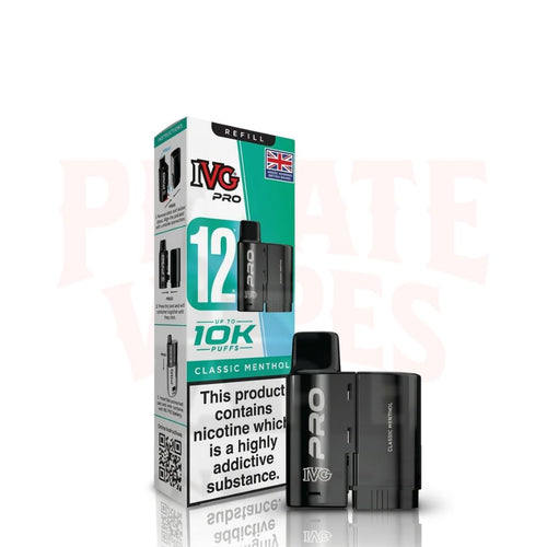 Classic Menthol IVG Pro 12 Prefilled Pods