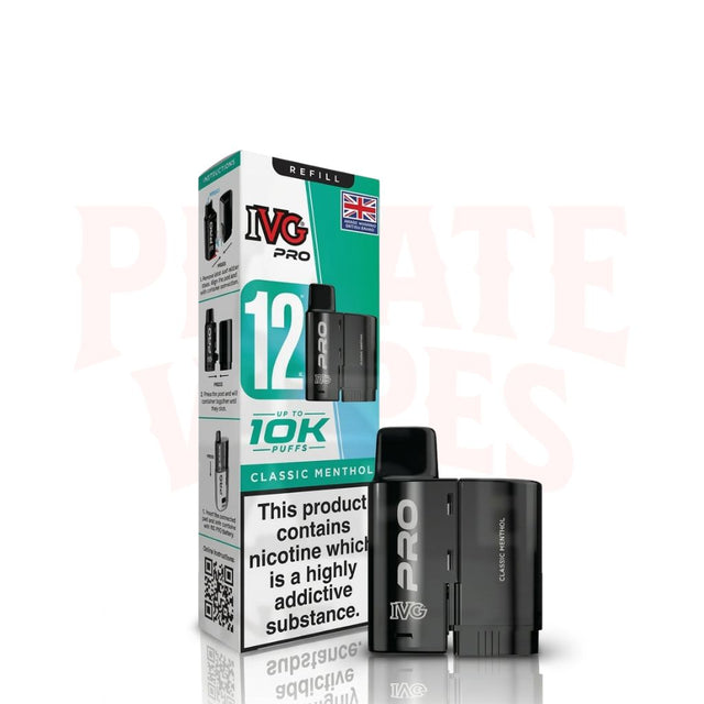 Classic Menthol IVG Pro 12 Prefilled Pods