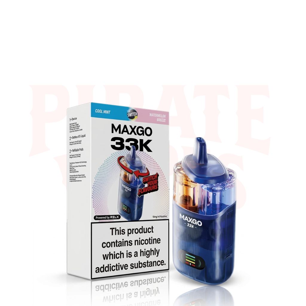 Cool Mint / Watermelon Breeze RELX MaxGo Combo 33K Puff Vape