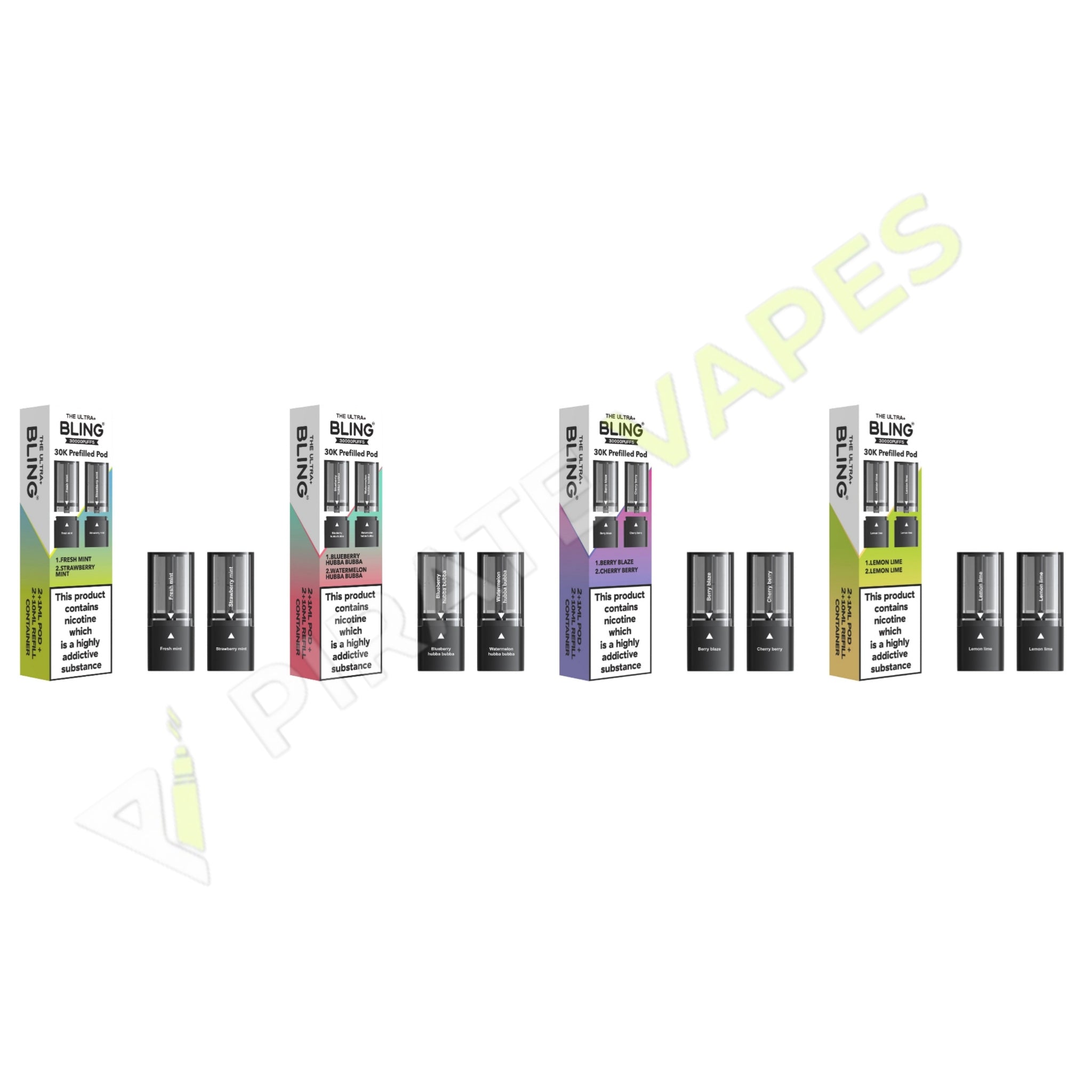 Crystal Bling Ultra Plus 30K Replacement Pods
