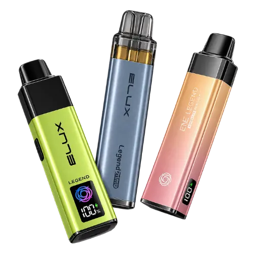 From the Elux Vapes Legend Bar to the rechargeable kit