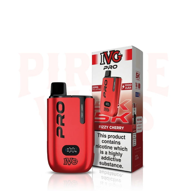 Fizzy Cherry IVG PRO 5K Vape Kit 