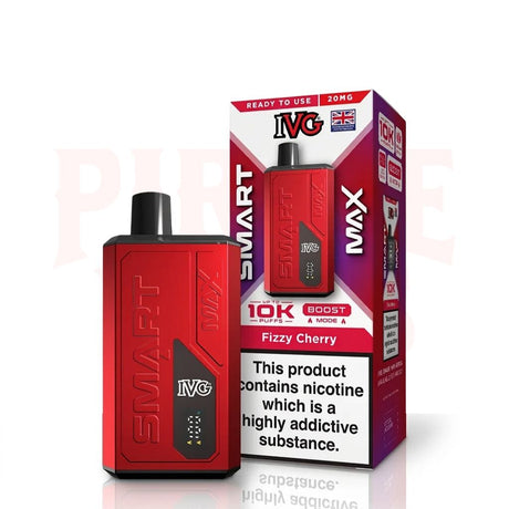 Fizzy Cherry IVG Smart Max 10K Vape Kit