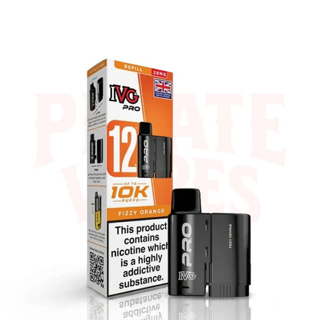 Fizzy Orange IVG Pro 12 Prefilled Replacement Pods