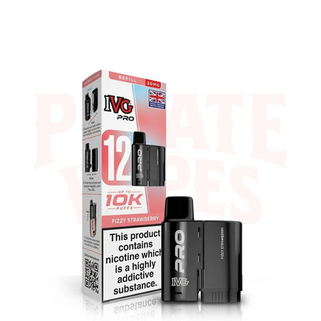 Fizzy Strawberry IVG Pro 12 Prefilled Pods