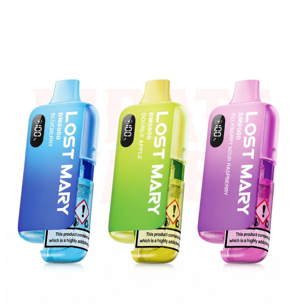 Flavours Of Lost Mary BM6000 Prefilled 10MG Vape Kit 
