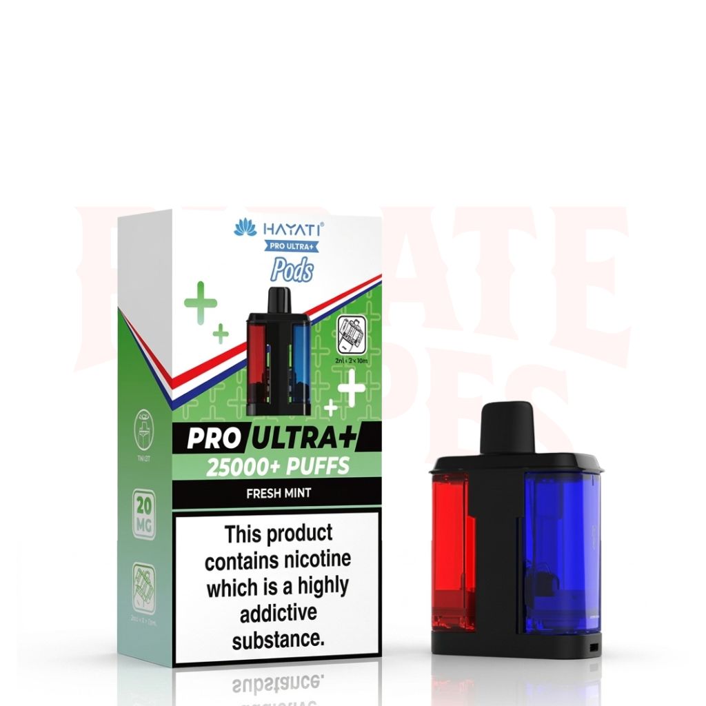 Fresh Mint Hayati Pro Ultra Plus 25000 Prefilled Pods