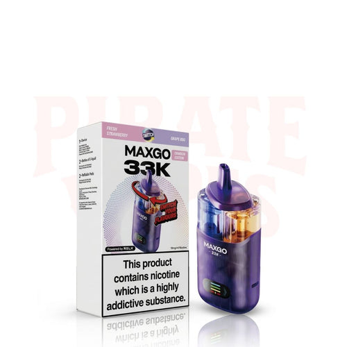 Fresh Strawberry / Grape BBG RELX MaxGo Combo 33K Puff Vape
