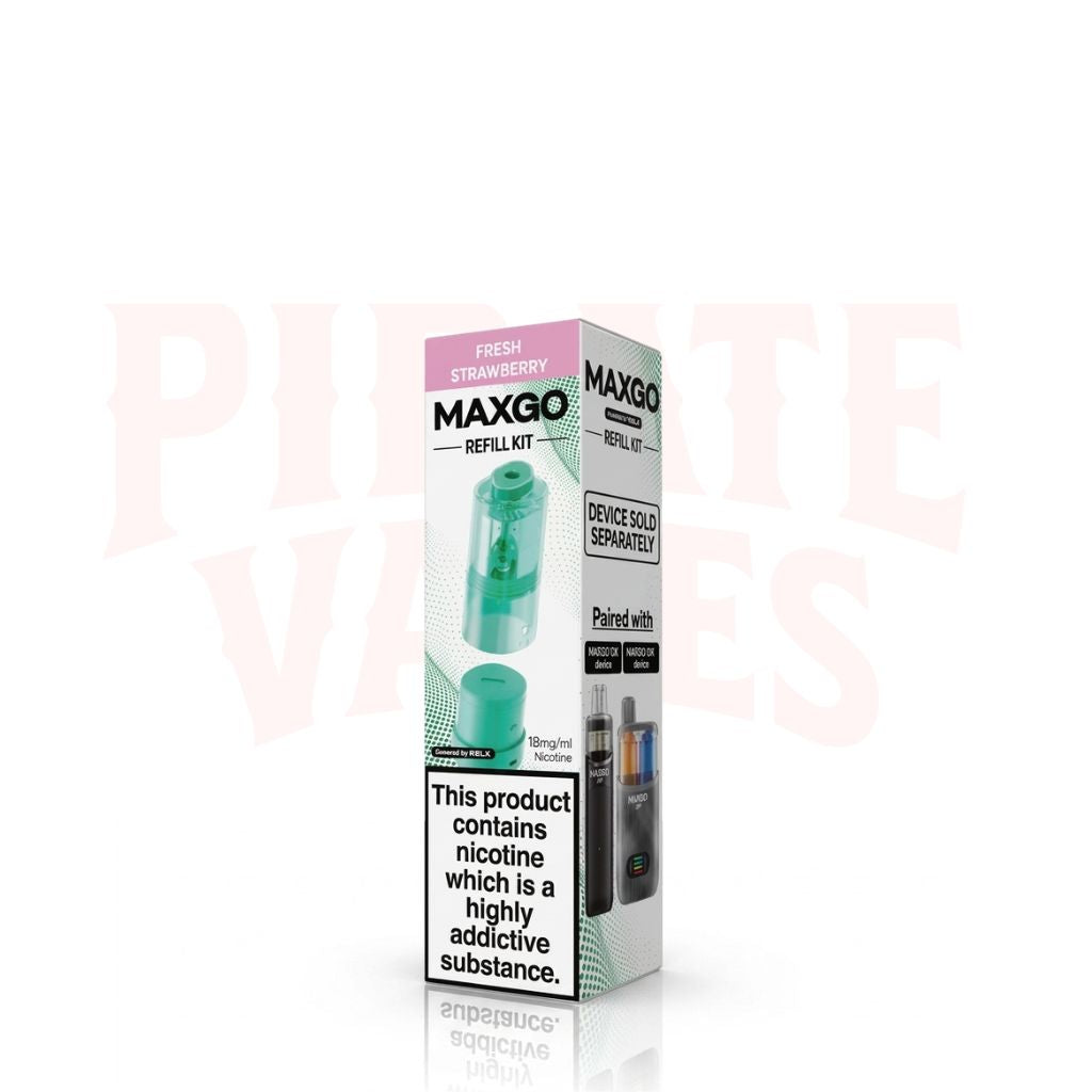 Fresh Strawberry RELX MaxGo 33K Replacement Pods