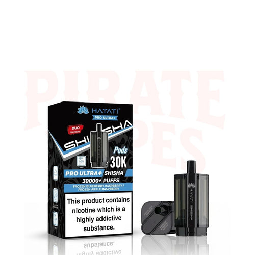Frozen Blueberry Raspberry / Frozen Apple Raspberry Hayati Shisha 30K Pods