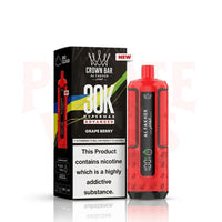 Grape Berry Al Fakher Crown Bar 30K Hypermax Vape Kit