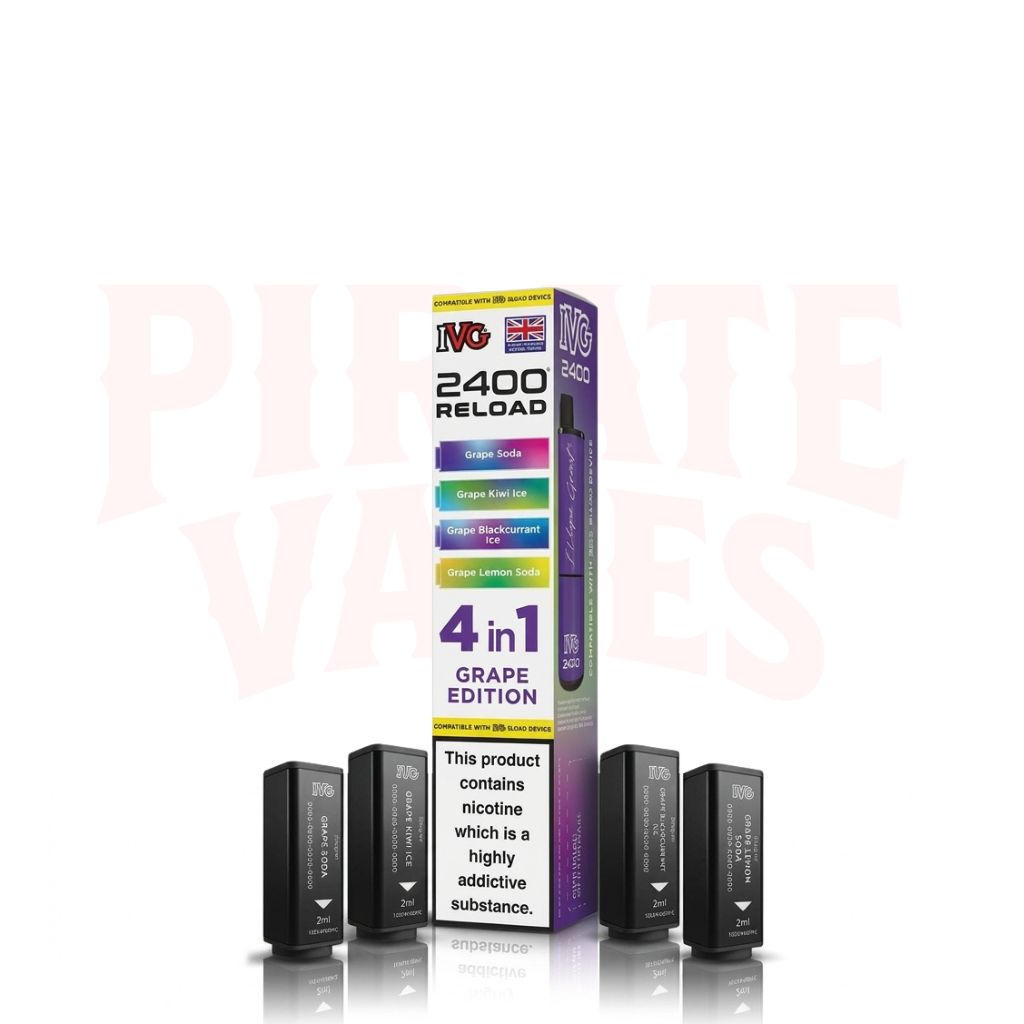 Grape Edition IVG 2400 Reload 4-in-1 Prefilled Pods