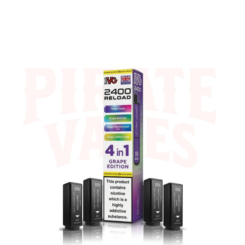 Grape Edition IVG 2400 Reload 4-in-1 Prefilled Pods