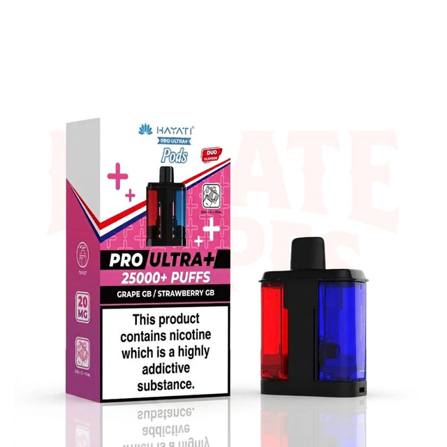 Grape GB / Strawberry GB Hayati Pro Ultra Plus 25000 Prefilled Pods