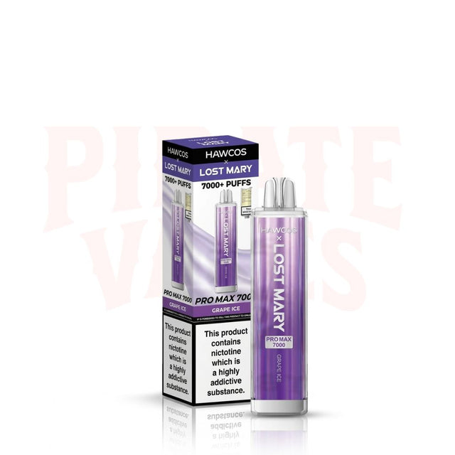 Grape Ice HAWCOS X Lost Mary Pro Max 7K Puff Vape Kit