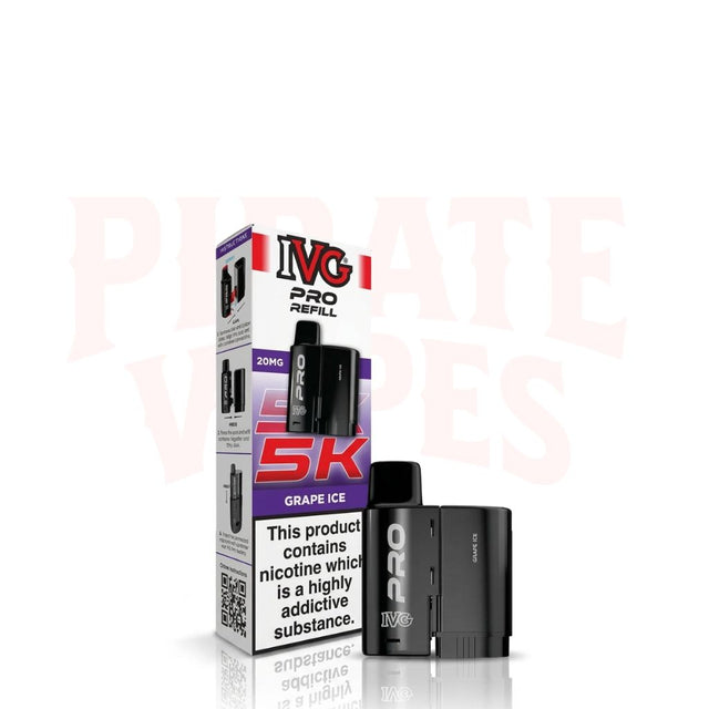 Grape Ice IVG PRO 5K Prefilled Pods 