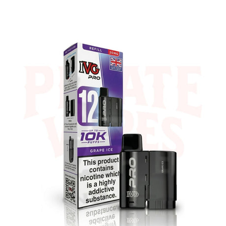 Grape Ice IVG Pro 12 Replacement Pods 