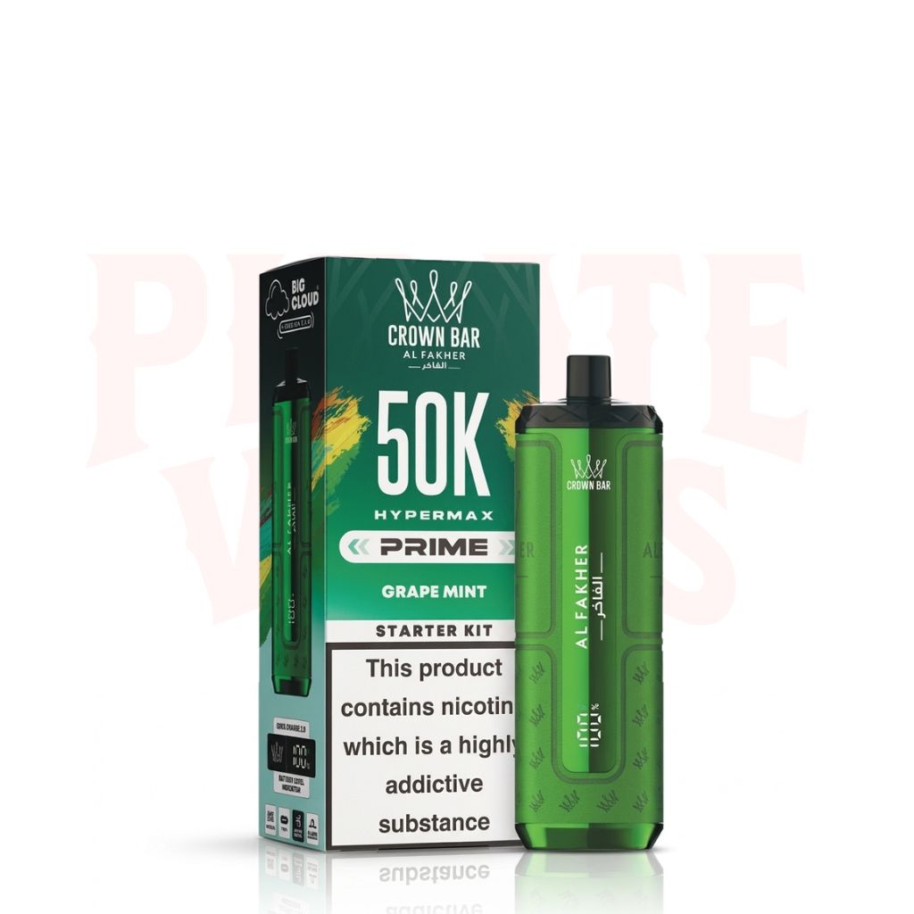 Grape Mint Al Fakher Hypermax Prime 50K Prefilled Pod Kit