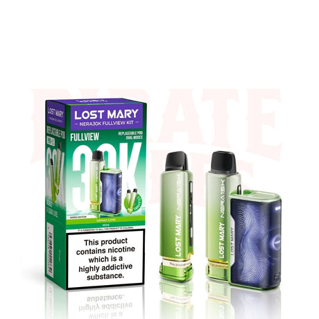 Green Edition Lost Mary Nera 30K Puffs Fullview Pod Kit