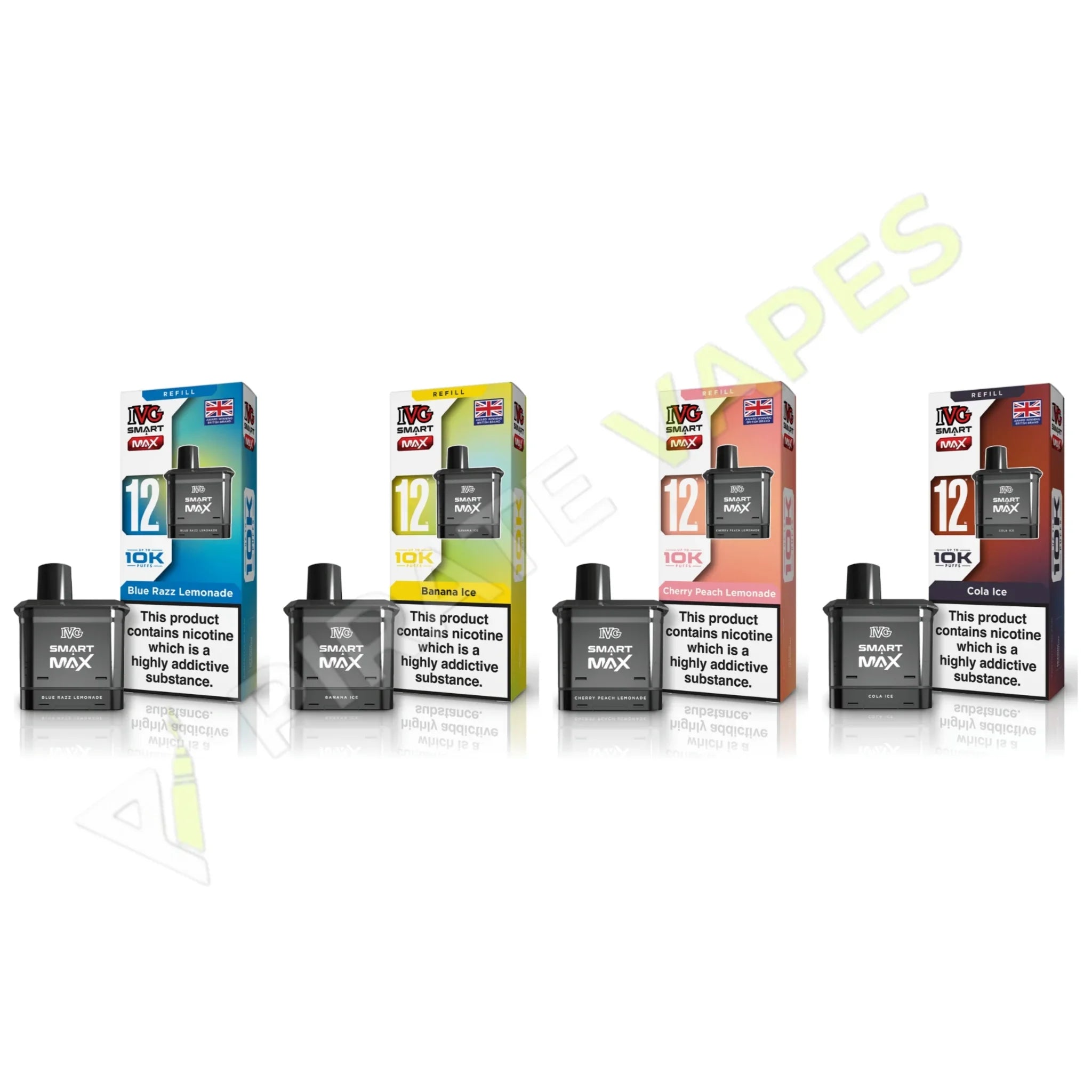 IVG Smart Max 10K Puffs Prefilled Replacement Pods
