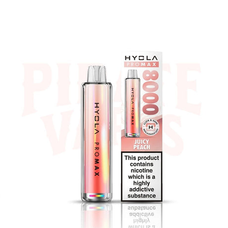 Juicy Peach Hyola Pro Max 8000 Prefilled Pod Kit