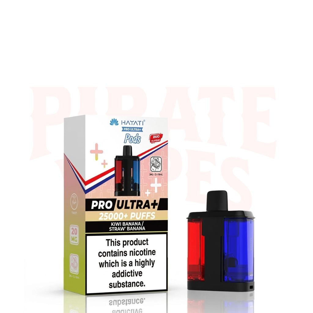 Kiwi Banana / Strawberry Banana Hayati Pro Ultra Plus 25000 Pods