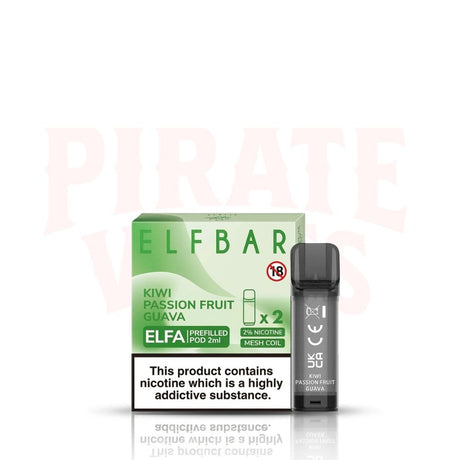 Kiwi Passion Fruit Guava Elf Bar Elfa Pre-filled Pods