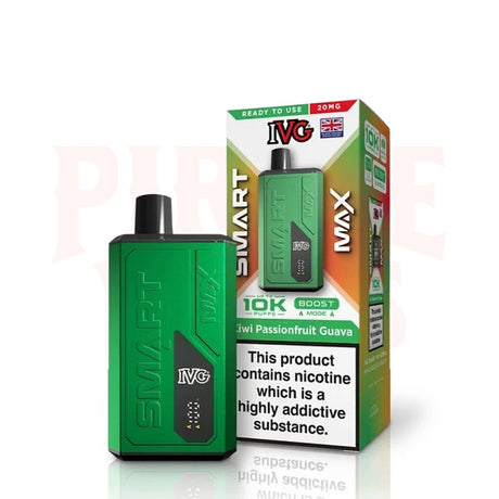 Kiwi Passion Fruit Guava IVG Smart Max 10K 