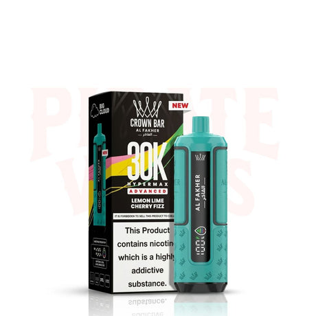 Lemon Lime Cherry Fizz Al Fakher Crown Bar 30K Hypermax Kit