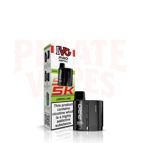 Lemon Lime IVG PRO 5K Prefilled Pods 