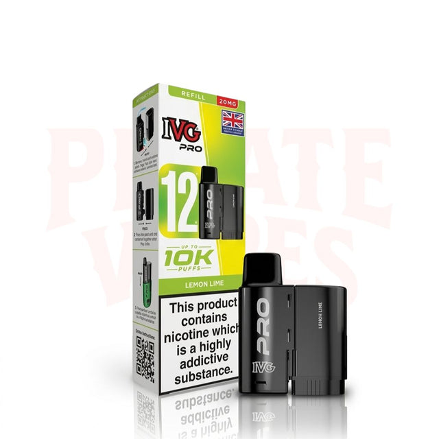 Lemon Lime IVG Pro 12 Prefilled Pods