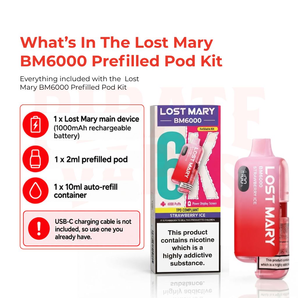 Lost Mary BM6000 Box Content