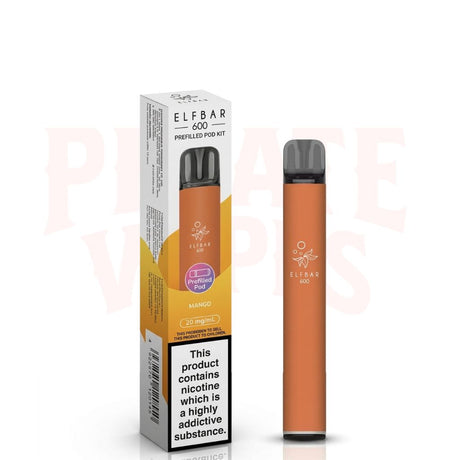 Mango Elf Bar 600 Puffs 20mg Reusable Vape Kit