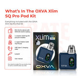 OXVA Xlim SQ Pro Pod Kit Box Content