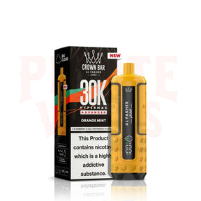 Orange Mint Al Fakher Crown Bar 30K Hypermax Vape Kit